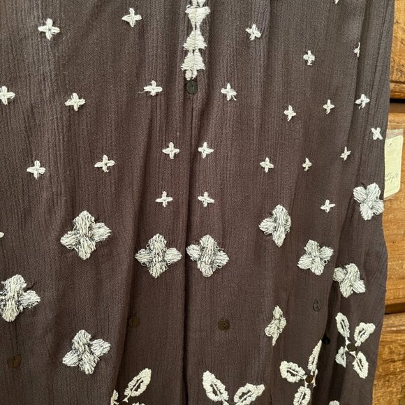 Free People Embroidered Romper - Picture 2 of 6